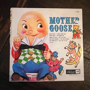 Mother Goose Nursery Rhymes Jack Arthur Vintage1962 Vinyl LP Album N 5009